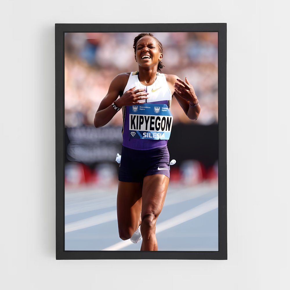 Poster Faith kipyegon – affiche Athlétisme (vue 2)
